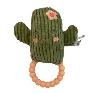 Mary Meyer Baby Cactus Rattle Plush Toy With Teething Ring 6"